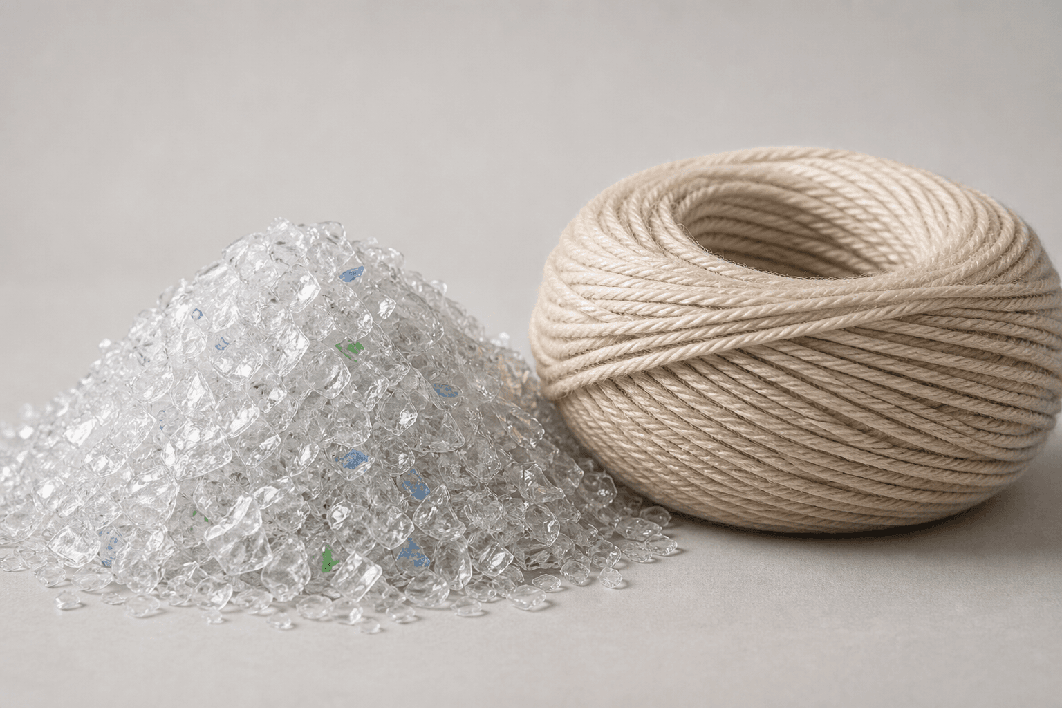 Material för utematta – från flingor till färdig fiber